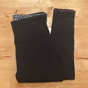lululemon reversible leggings - size 4